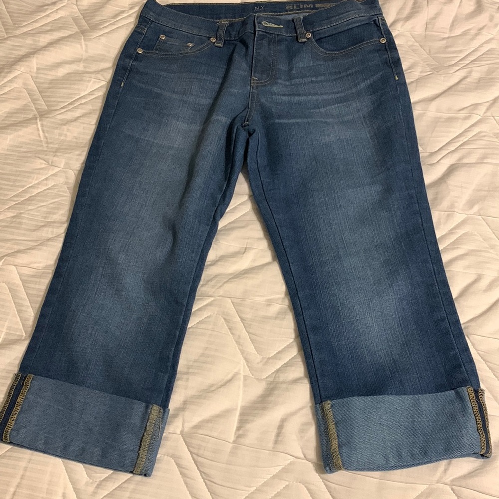 NY&C Low rise slim crop capri jeans